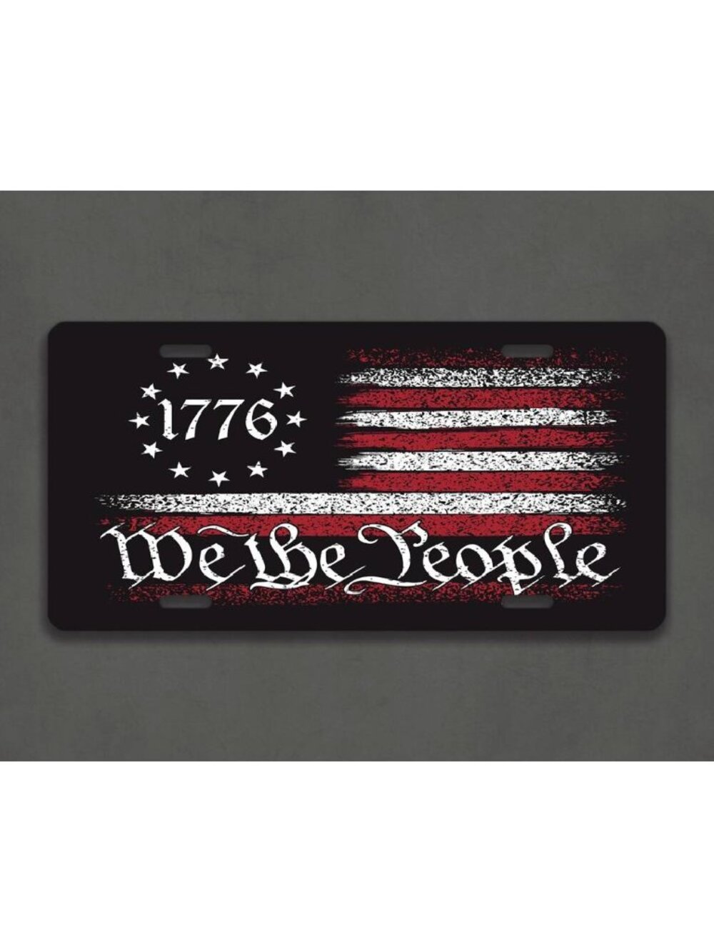 We The People License Plate 6x12 | Aluminum UV Treated | Graphic Plate